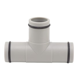 Split Swimming Pool Hose Plunger Valve, 1.25inch T Joint Filter Pump Hose Connector, Dual Split Hose Plunger Valve, Hose Fitting Tee for Filter Circulation System