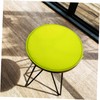 Operitacx Light Yellow Round Seat Cushion Thickened Sponge Chair Pad
