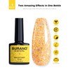 BURANO Holographic Gel Polish, Reflective Glitter Gel Polish 7.3ml UV