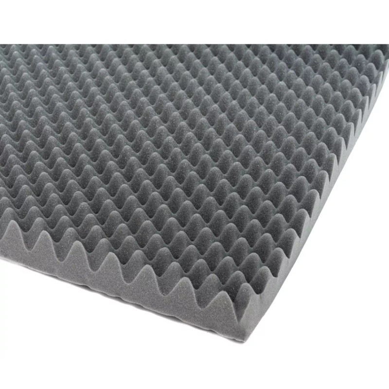 Avilto Colchon Cascaron De Huevo Anti Llagas Individual Gris Cómodo