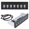 Fosa Unidad óptica del Panel Frontal, concentrador USB del Panel