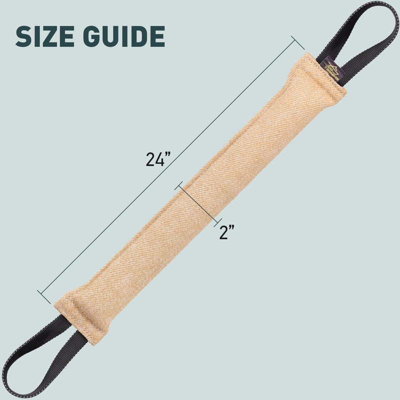 Viper Bite Tug Toy with Two Handles – 2in Wide