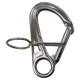 Buoy Carabiner, Length 108 mm, Stainless Steel V4A, 1 Piece A4 Carabiner