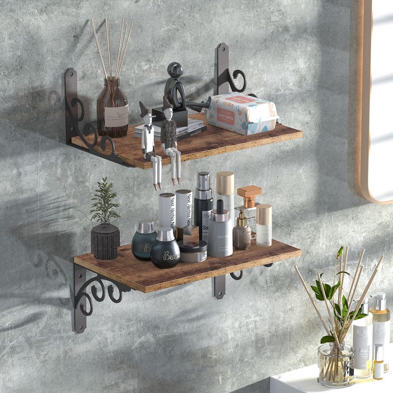 IARTOPS L Shelf Brackets for 10" - 12" Board, Floating