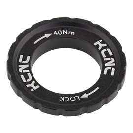 Kcnc Disc Brake Rotor Black One Size Lock Ring Shimano Center Lock Compatible