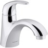 KOHLER Sterling 24819-4N-CP Valton Single-Handle Bathroom Sink Faucet, 0.5 GPM,
