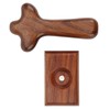 Wood Cross Tabletop Decor Hand Crafted Surface Polishing Sturdy Durable