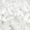 100 Pcs White Bows, 1.57 Inch Small Ribbon Bow Decorations, Mini Satin Fabric Bows for Crafts and Gift Wrapping (White)