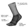Wooleator Pro 6" D-Logo Charcoal Socks