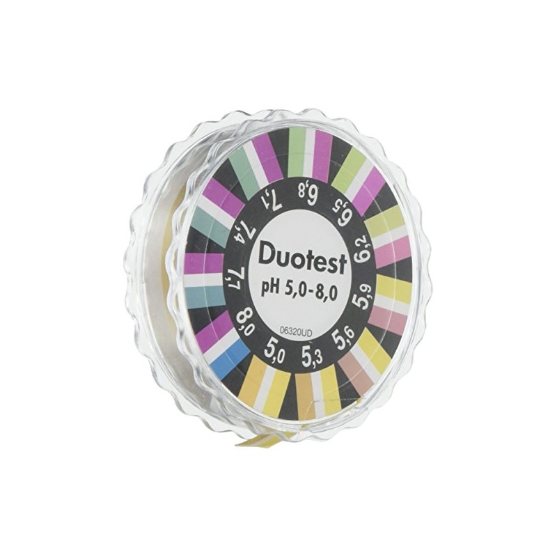 Camlab 1138826 DUOTEST pH 5.0-8.0 Strip, 5 m x 10