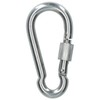 2 x Carabina Carbine Hook with Screw Gate 8mm MARINE
