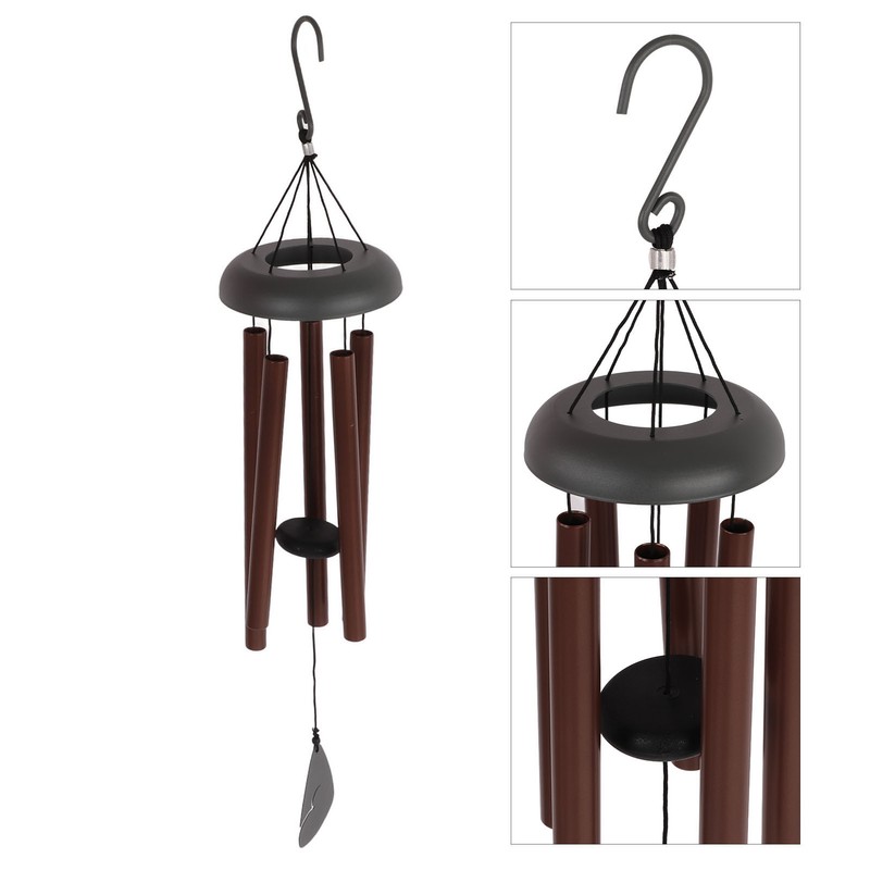 Wind Chimes Corrosion Resistant Waterproof Soothing Melody Large Metal Wind