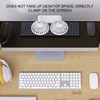 White Desktop Screen Fan with Adjusting Clip 3 Gear 360°