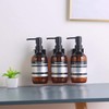 SOOKDEO Dispenser Bottle Bathroom Kitchen Refillable Shampoo Conditioner Hand Washing-Up