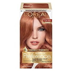 L'Oréal L'Oreal Paris Superior Preference Fade-Defying + Shine Permanent Hair Color, 7LA