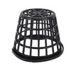 Black Golf Ball Basket Nylon Plastic Golfball Container Golf Ball