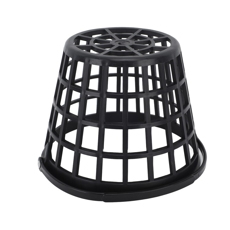 Black Golf Ball Basket Nylon Plastic Golfball Container Golf Ball