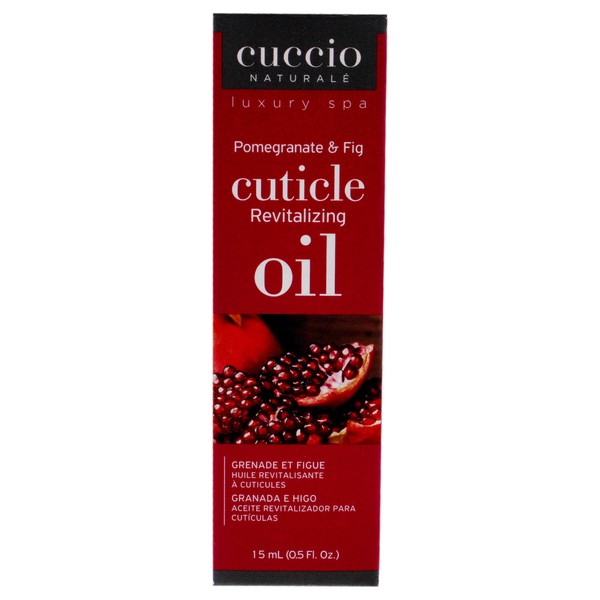 Cuccio Naturalé Pomegranate & Fig Cuticle Revitalizing Oil - Super-Penetrating - Nourishing, Anti-Aging, Revitalizing - Paraben/Cruelty Free, w/ Natural Ingredients/Plant Based Preservatives - 0.50 oz
