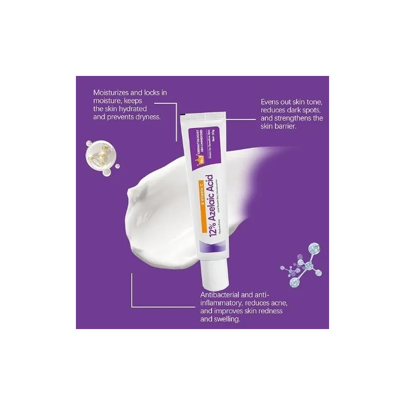 Creme De Ácido Azelaico Essência Facial 12% 20g Anti-acne