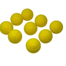 E-Deals 70mm Soft Foam Tennis Balls - Bundle Pack of 9 Yellow