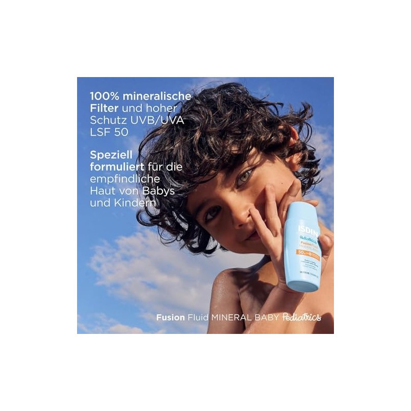 ISDIN Fotoprotector Isdin Pediatrics Fusión Fluid Mineral bebé SPF 50+