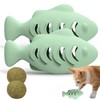 MeowAroma Cat Toys for Indoor Cats, Fish Shaped Chew Catnip