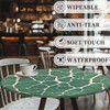 artslion Outdoor Round Tablecloth with Elastic Band 52In (130Cm) Elastic