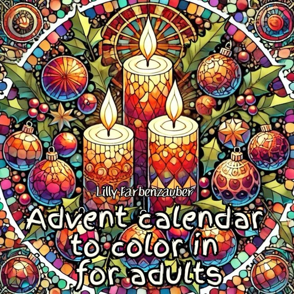 Advent calendar to color in for adults
