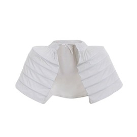 DUNHAO COS Women's White Crinoline Pannier Underskirt Dress (Double)