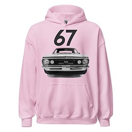 JG Infinite 1967 Camaro SS Super Sport Front Grille American Muscle car Owner Hot Rod Drag Racing Project Cars Hoodie Light Pink