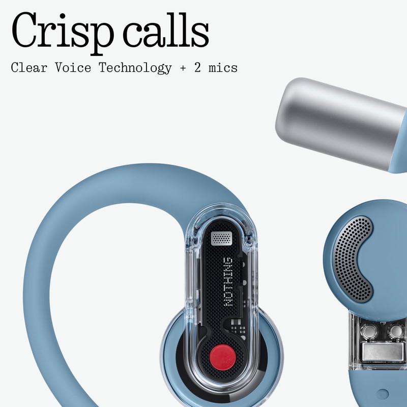 Nothing Ear (Open) Open Ear Headphones, Ultra-Light with Adjustable Earhooks,
