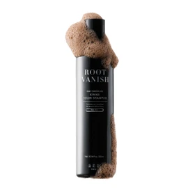 Kazumi KIWABI ROOT VANISH Color Shampoo, Dark Brown, Single Item, Gray Hair Shampoo
