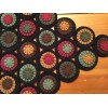 PRIM WOOL FELT PENNY RUG TABLE RUNNER CANDLE MAT GREAT