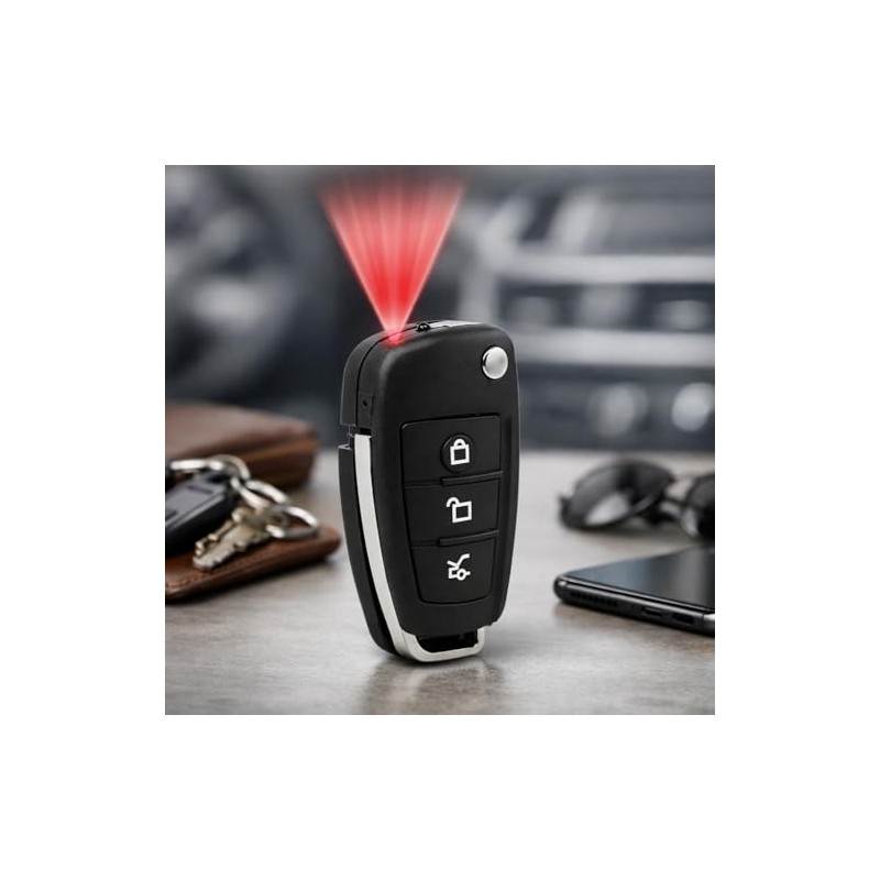 Mini Camara Espia Llavero Camara Oculta Control Alarma HD 1080P