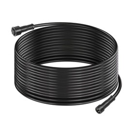 MAD OWL 4 Pin Waterproof LED Wire Connector, 22 AWG 393.7inch/10M IP68 Male and Female Heads Extension Cable for Indoor and Outdoor LED Strip Light(1 Item Black)
