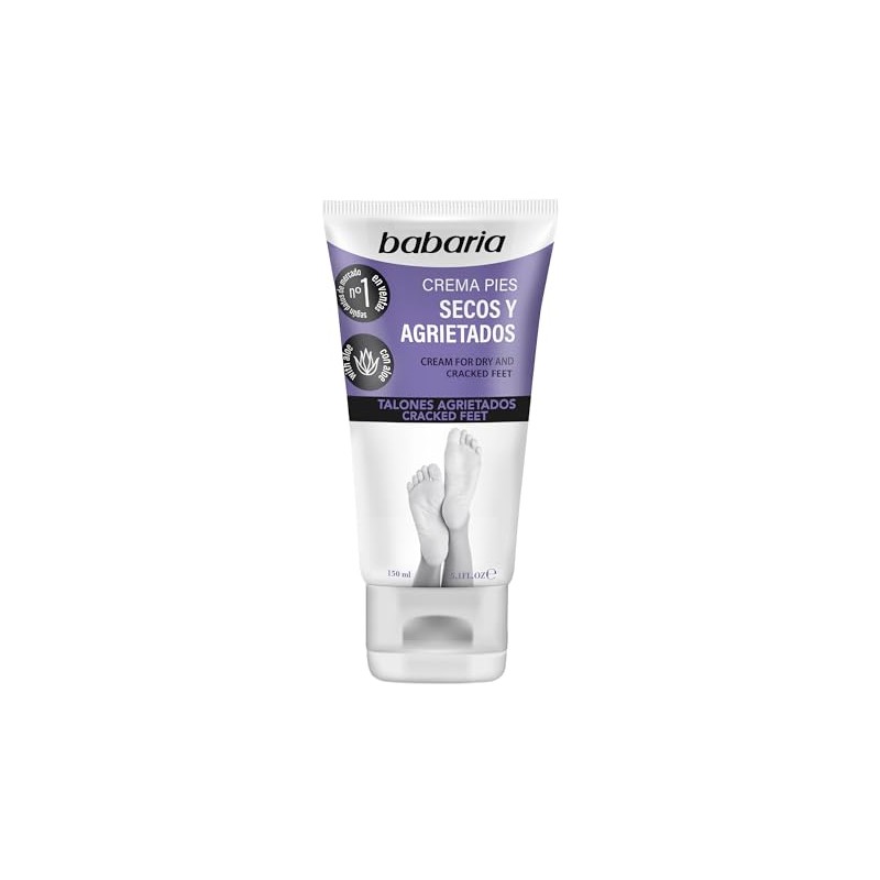 Babaria Dry Feet Cream - Absorbs Quickly to Instantly Soothe
