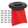 Yencoly with Storage Bag Durable Portable Kayak Cover, Round Lid,