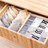 marysgift Storage Box Drawers Organiser System Wardrobe Organiser Fabric Grey