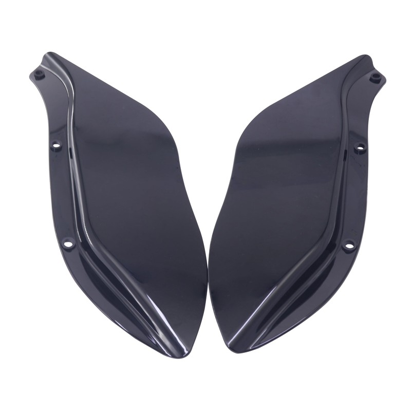 Black Fairing Air Deflectors Side Wing Windshield Side Cover for