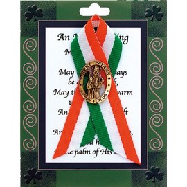 Loving Jesus St.Patrick's Day Ribbon/St Patrick's Brooch
