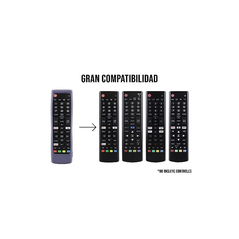 Funda para Control LG AKB75095307 AKB75375604 AKB74915305 Universal a Prueba