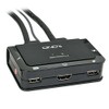 Lindy Compact 2 Port KVM Switch - HDMI, USB 2.0