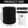 FMLIUY 547 Yards Macrame Cord String for Crafts Cotton Twine
