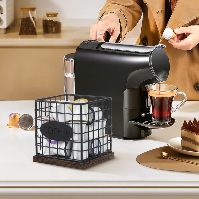 YINMIT K Cup Holder Organizer, Sturdy Coffee Pod Holder Organizer,