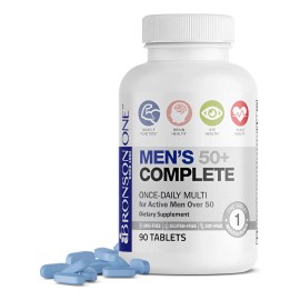 Multivitamínico Hombre 50+ Años Salud Y Energía 90 Americano
