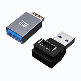 rgzhihuifz USB 3.0 Type A to Type E Extension Adapter , Key-A Type-E Male Port to USB A Female Port and Type E Female/USB A Male Internal Adapter Cable