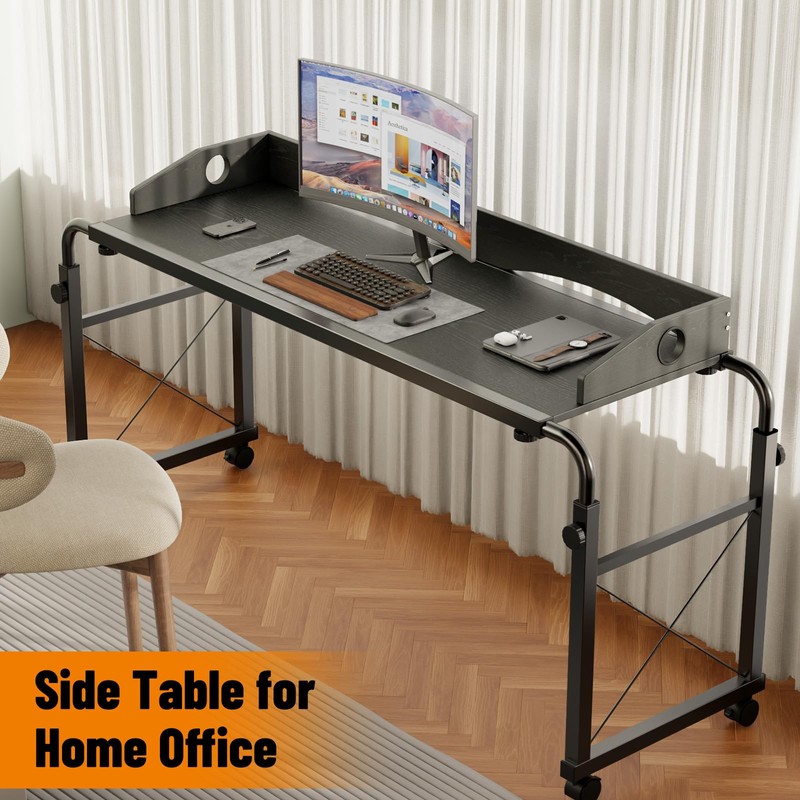 BYMECOST Laptop Desk for Bed, Adjustable Height & Length Laptop