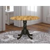 East West Furniture DMT-NBK-TP Dublin Modern Dining Table - a