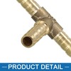 A ABSOPRO Brass Barb Hose Fitting 1/4" 6mm ID Tee