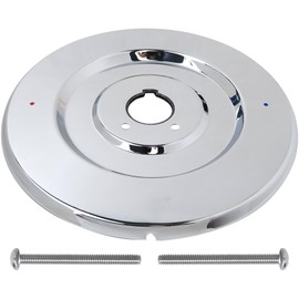 Vicue New Version Stainless Steel Escutcheon Replacement for Most Chateau One-Handle Tub and Shower Faucet Sets, Most Valves Using Threaded Escutcheons,Chrome